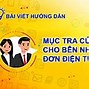 Mã Tra Cứu Hóa Đơn Điện Tử